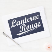 Sticker Rectangulaire Club cycliste Lanterne Rouge (Enveloppe)