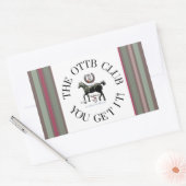 Sticker Rectangulaire club de golf (Enveloppe)