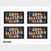 Sticker Rectangulaire Club des Sœurs Cool III (Feuille)