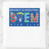 Sticker Rectangulaire Club STEM (Sac)