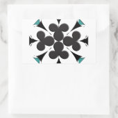 Sticker Rectangulaire Clubs (Sac)
