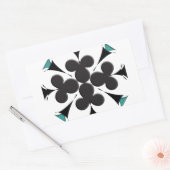 Sticker Rectangulaire Clubs (Enveloppe)