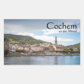 Sticker Rectangulaire Cochem Allemagne (Devant)