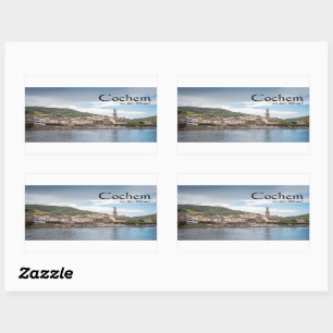 Sticker Rectangulaire Cochem Allemagne