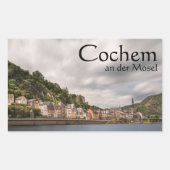 Sticker Rectangulaire Cochem Mosel Allemagne (Devant)