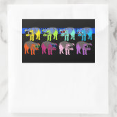 Sticker Rectangulaire Cochon Chinois Nouvel An 2019 Pop Rectangulaire S (Sac)