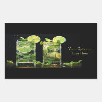 Cocktails Mojito Texte Personnalisé