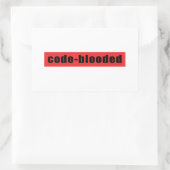 Sticker Rectangulaire Code (Sac)