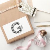 Sticker Rectangulaire Code barre de la lettre G Premier code barre de l' (Cadeaux)