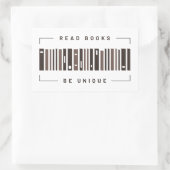 Sticker Rectangulaire Code-barres Livres (Sac)