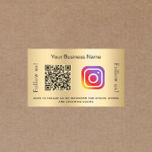Sticker Rectangulaire Code qr affaires or instagram