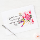 Sticker Rectangulaire Cœur pur (Enveloppe)
