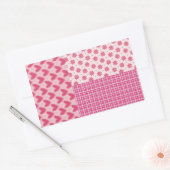 Sticker Rectangulaire Coeurs pour toujours (Enveloppe)