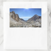 Sticker Rectangulaire Col de Taboose - Sierra (Sac)