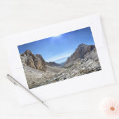 Sticker Rectangulaire Col de Taboose - Sierra (Enveloppe)