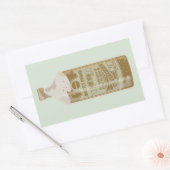 Sticker Rectangulaire Cola Boire Sucre (Enveloppe)