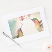 Sticker Rectangulaire colibri (Enveloppe)