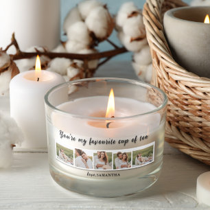 Sticker Rectangulaire Collage Couple Photo & Vous Êtes Mon Citation De L