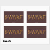 Sticker Rectangulaire Collage de Dweapons (Feuille)