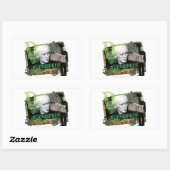 Sticker Rectangulaire Collage Draco Malfoy 1 (Feuille)