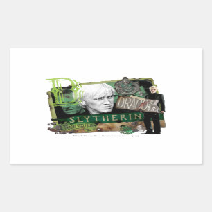 Sticker Rectangulaire Collage Draco Malfoy 1