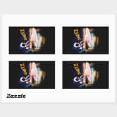 Sticker Rectangulaire collant Snitz de Bob's Saucer Repair (Feuille)