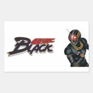 Sticker Rectangulaire Colle Kamen Rider BLACK