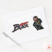 Sticker Rectangulaire Colle Kamen Rider BLACK (Enveloppe)
