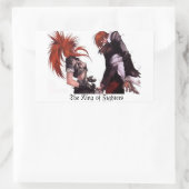 Sticker Rectangulaire Colle the king of fighters (Sac)