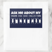 Sticker Rectangulaire Collecteur Coque d'oeufs de requin (Sac)