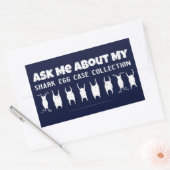 Sticker Rectangulaire Collecteur Coque d'oeufs de requin (Enveloppe)