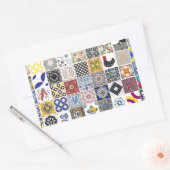 Sticker Rectangulaire Collection Azulejos (Enveloppe)