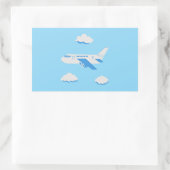 Sticker Rectangulaire Collection de la fête des avions ! (Sac)