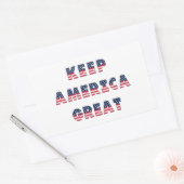 Sticker Rectangulaire Collection du parti Élections USA ! (Enveloppe)