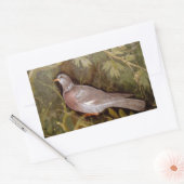 STICKER RECTANGULAIRE COLLECTION POMPEII / DOVE DANS LE JARDIN (Enveloppe)