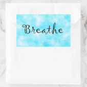 Sticker Rectangulaire Collier Breathe-rectangle (Sac)