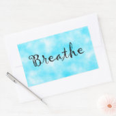 Sticker Rectangulaire Collier Breathe-rectangle (Enveloppe)