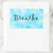 Sticker Rectangulaire Collier Breathe-rectangle (Sac)