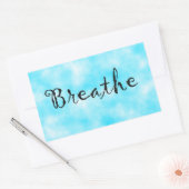 Sticker Rectangulaire Collier Breathe-rectangle (Enveloppe)