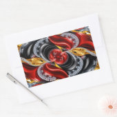 Sticker Rectangulaire Collier rectangle avec couleurs allemandes (Enveloppe)