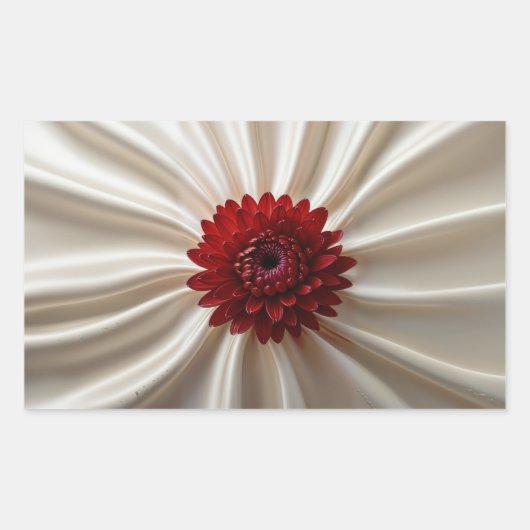 Sticker Rectangulaire Collier rectangle avec couleurs japanase (Devant)