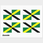 Sticker Rectangulaire Collier rectangle avec Drapeau de Monterey, U.S.A. (Feuille)