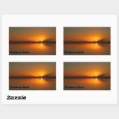 Sticker Rectangulaire Collier rectangulaire Dundowran Beach sunrise (Feuille)