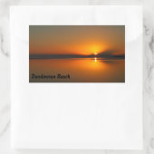 Sticker Rectangulaire Collier rectangulaire Dundowran Beach sunrise (Sac)