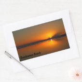 Sticker Rectangulaire Collier rectangulaire Dundowran Beach sunrise (Enveloppe)