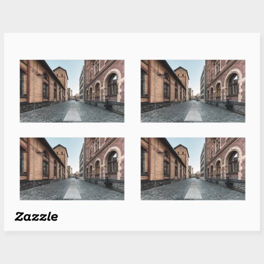 Sticker Rectangulaire Cologne Allemagne (Feuille)