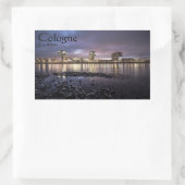 Sticker Rectangulaire Cologne Allemagne (Sac)