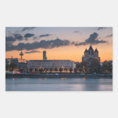 Sticker Rectangulaire Cologne Allemagne (Devant)