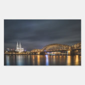 Sticker Rectangulaire Cologne Allemagne (Devant)