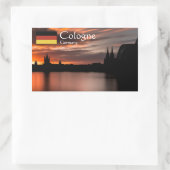 Sticker Rectangulaire Cologne Allemagne (Sac)